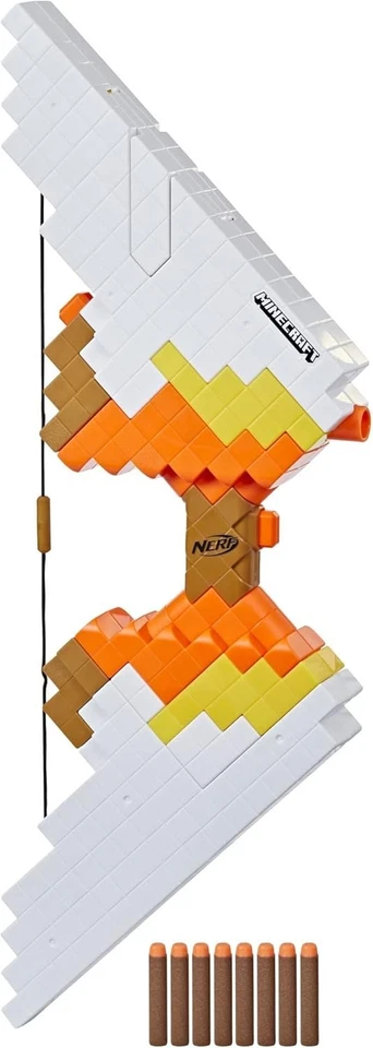 Nerf Minecraft Sabrewing Motorized Blaster Bow 8 Elite Darts