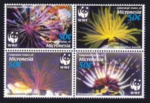 SALE Micronesia WWF Feather Stars 4v Block of 4 2005 MNH SG#1347-1350 - Picture 1 of 1