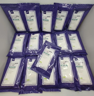 16 Pack Ready Bath Conditioning Shampoo Cap Lot Scented EXP 05/2027 Medline - Image 1 of 4