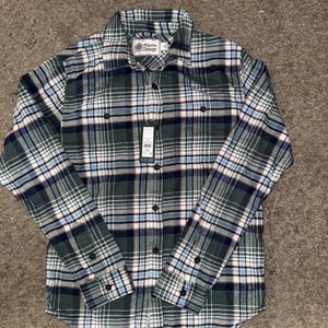 Alpine Design mittelschwerer Flanell grün kariert Gr. S - Bild 1 von 3