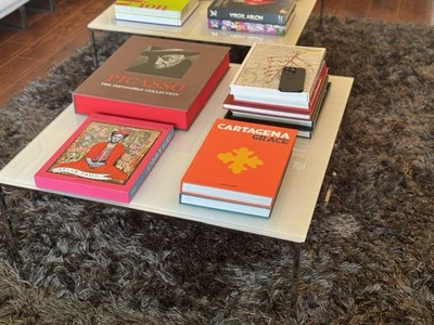 Juego completo de salón italiano Natuzzi de lujo (excluye libros) muy bueno Foto 1 de 4