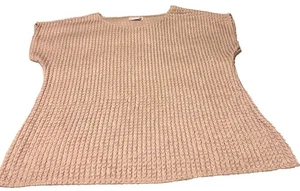 Dressy Light Beige Textured Lauren Lee Blouse, Petite XL - Picture 1 of 3