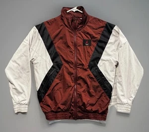 Chaqueta de calentamiento Nike Air Jordan para hombre Flight AJ 5 talla S granate AO0555-687 CON DEFECTO - Imagen 1 de 15