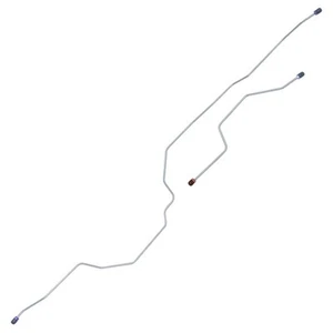 Rear Axle Brake lines Drum Brake Preformed 1987-96 Ford F150 OE Steel 2pc - Picture 1 of 9