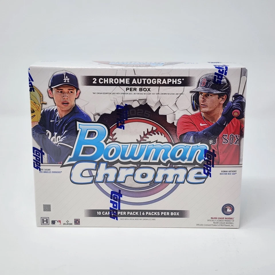 2025 Bowman Chrome Baseball Hobby Box Fast