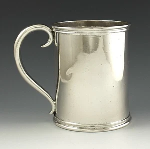 Taza de plata moneda americana antigua clásica de principios de 1800 - Imagen 1 de 5