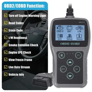 Automotive OBD2 Code Reader Scanner Car Check Engine Fault Diagnostic Analyzer - Bild 1 von 17