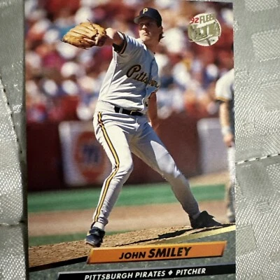 1990 John Smiley Fleer Baseball Card #480 ERROR - Imagem 1 de 2