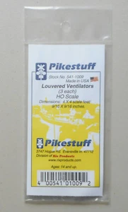 Louvered Ventilators HO 1:87 SCALE LAYOUT DIORAMA PIKESTUFF RIX 1009 - Picture 1 of 2