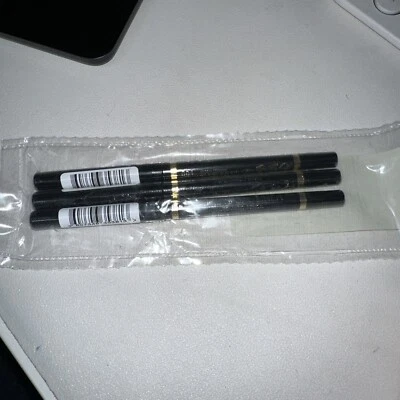 MAX FACTOR Masterpiece Kohl Kajal Automatic Eyeliner Pencil - Black *NEW* X 3 - Image 1 of 2