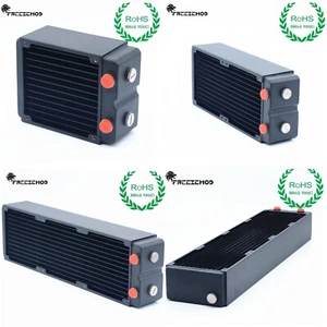 FreezeMod 120mm 240mm 360mm 480mm Copper Radiator 65mm Thick G1/4 Water Cooling - Afbeelding 1 van 18