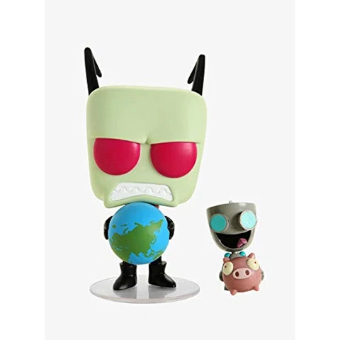 Funko POP! Television: Invader Zim - Zim & Gir #920 - Exclusive w/ Protector Cover