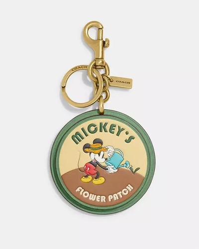 Charm borsa Disney x COACH Topolino 100° anniversario pelle conciata a guanto 8 cm