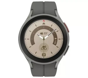 SAMSUNG Galaxy Watch5 Pro BT with Bixby & Google Assistant - Grey Titanium 45 mm - Picture 1 of 7