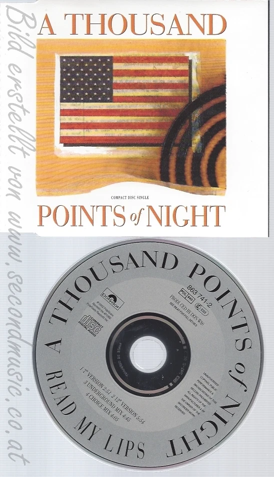 Maxi CD--NDERGROUND -2 VERSIONS EACH,  / A THOUSAND POINTS OF NIGHT - SINGLE -- - Bild 1 von 1