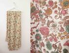 Vintage Woven Wool Pastel Floral Fabric 1.8 meters x 140cm wide 25%