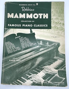 Robbins Mammoth Collection Famous Piano Classics 1941 Sheet Music No 9 RARE HTF - Picture 1 of 8
