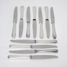 Christofle America Art Deco Silverplate Handled Dessert Knives 8" 11pc Set