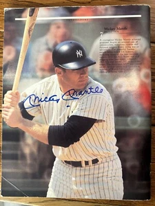 1985 yearbook signed by 4 hall of famers Mickey Mantle & Willie Mays - Picture 1 of 5