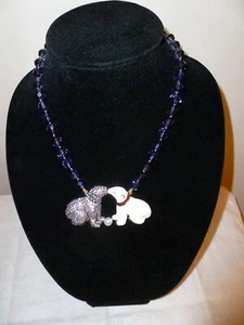 Collar de osos polares "Con amor desde el Polo Norte" de gama alta - Imagen 1 de 6