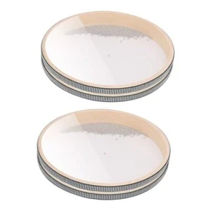 2 PCS Wave Bead Ocean Drum, 10 Inch Percussion Wave Drum, Authentic Sea Sound - Picture 1 of 8