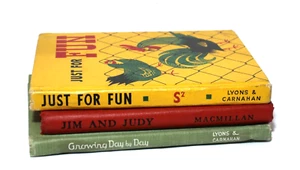Vintage Childrens Reading Books HardCover Red Green Yelllow 3 - Picture 1 of 6