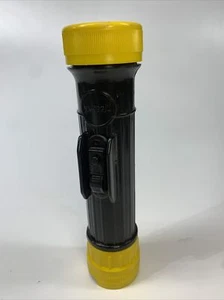 Fulton Military Flashlight Fulton MX-992/U black & yellow - Tested Works! - Picture 1 of 12