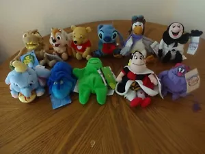 NWT DISNEY STORE CHARACTER BEAN BAG PLUSH-YOU CHOOSE FROM 11 DIFFERENT - Picture 1 of 12