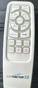 OEM Richmat Fernbedienung Modell HJH85 Schlaffunktion 2.0 verstellbares Bett mit Batterien - Bild 1 von 1