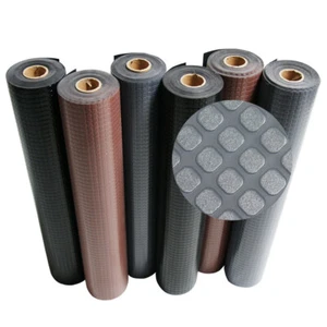 Rubber-Cal "Block-Grip" Vinyl Flooring Rolls - Picture 1 of 12