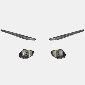 Yamaha YZF R1 2015+ simulated SSP - WSBK style Headlight Decals stickers - Picture 1 of 6