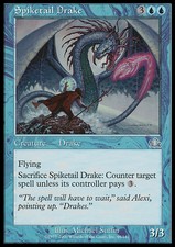 Magic the Gathering MTG Spiketail Drake (48) Prophecy   LP