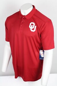 Oklahoma Sooners Men's Golf Polo Short Sleeve Shirt Fanatics Size XL Red