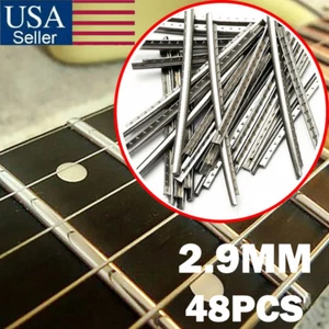 48Pcs 18 Nickel White Copper 2.9mm*24 Electric Guitar Fingerboard Fret Wire HOT - Picture 1 of 14