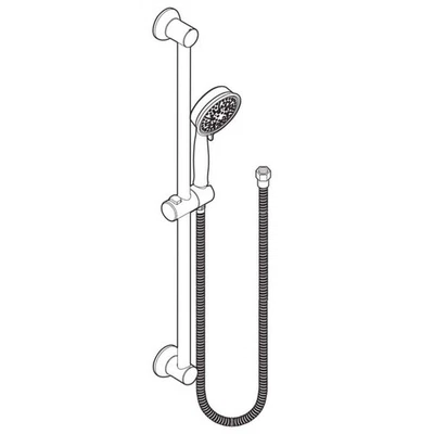 Moen 3667EP 1.75 GPM Multi-Function Hand Shower Package, Chrome - Image 1 of 2
