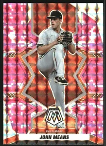 2022 Panini Mosaic Mosaic Pink Camo #15 John Means - Picture 1 of 2