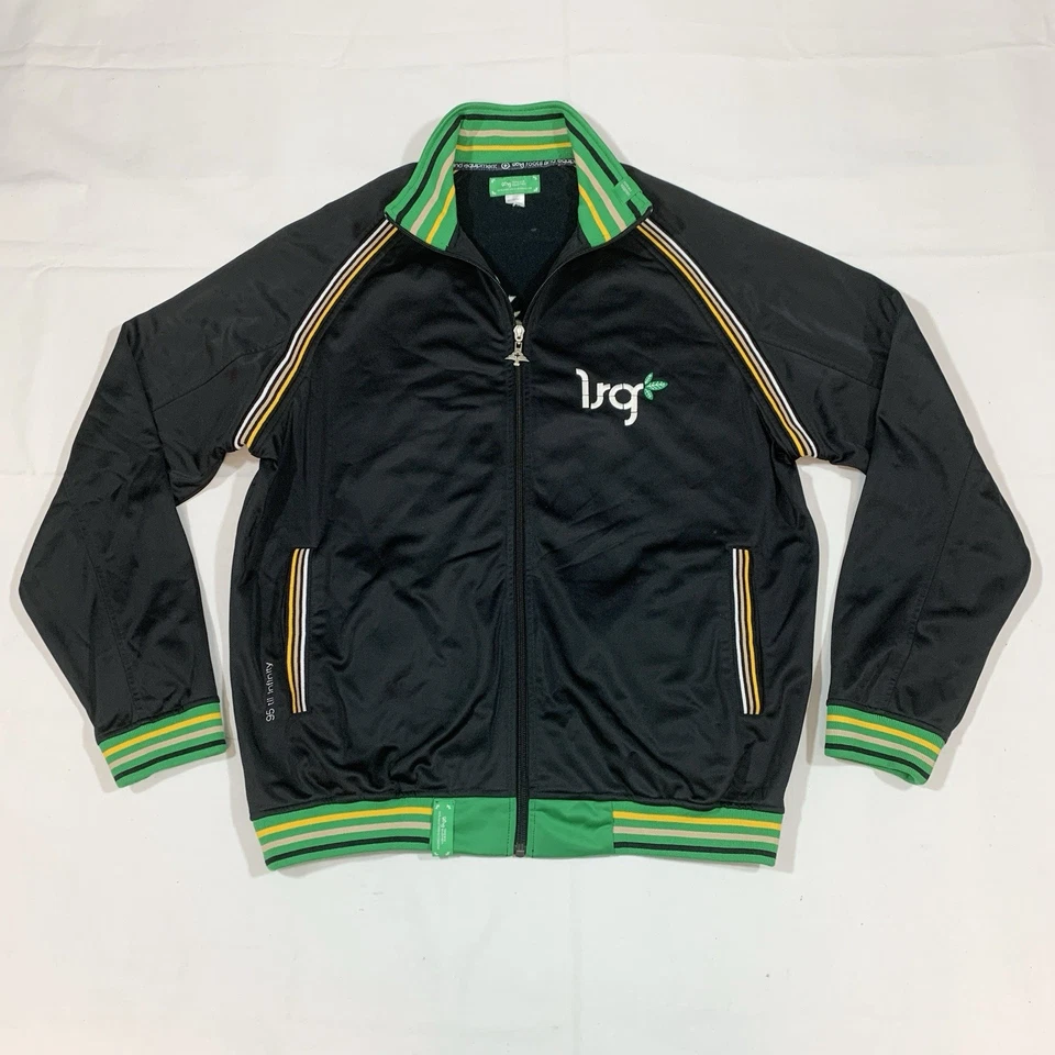 Lifted Research Group LRG Infinity Mens XL Track Infinity Varsity Jacket Striped - Image 1 of 4