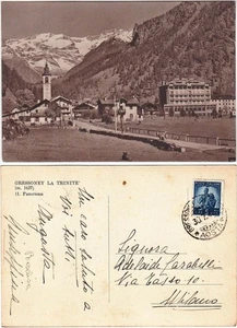 GRESSONEY LA TRINITE' - AOSTA - PANORAMA - VIAGG. 1948 -16975- - Picture 1 of 1