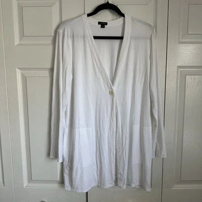 Cárdigan para mujer Jill Wearever Collection blanco talla L Lagenlook cómodo elástico Foto 1 de 4