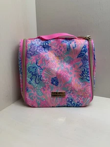 Lilly Pulitzer Hanging Travel Toiletries Consmetics Case Splendor In The Sand - Picture 1 of 6