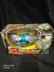 093 1998 Hasbro Transformers Beast Wars TransMetals 2 Cybershark - Picture 1 of 5