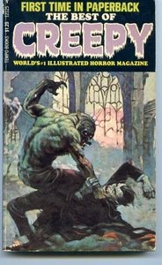 Prima volta in brossura Il meglio di CREEPY Frank Frazetta copertina 1971 Tempo Book - Foto 1 di 5
