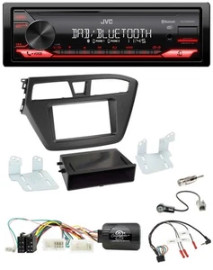 JVC Bluetooth USB DAB Lenkrad Autoradio für Hyundai i20 (ab 2015) - Bild 1 von 10