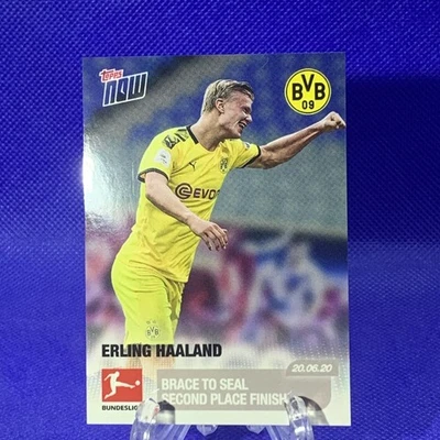 Erling Haaland -2019-20 Topps Now Bundesliga #184 Inglés /1457 (RC) Foto 1 de 4