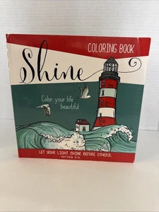 "Shine": Color Your Life Beautiful Inspirational Adult Coloring Book - Imagen 1 de 7
