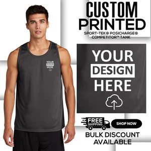 SportTek PosiCharge Competitor Tank Top Sommer individuell bedruckt Geschenk für Ihn ST356 - Bild 1 von 10