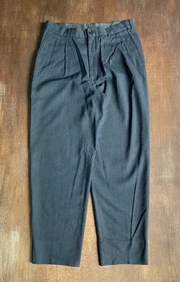 Pantalones clásicos de lana COMME des GARCONS HOMME 1998 hechos en Japón Foto 1 de 4