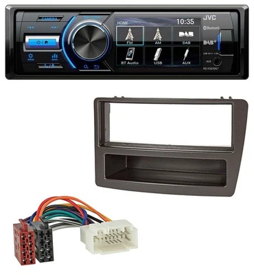 JVC Bluetooth MP3 USB DAB Autoradio für Honda Civic 04-06 autom. Klima schwarz - Bild 1 von 4
