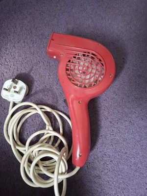 Red Vintage 1960s/70 Morphy Richards Hairdryer Working - Image 1 of 3