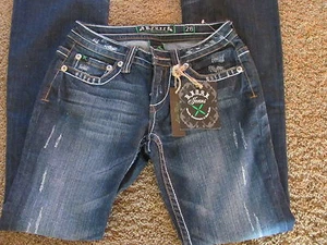 R.E.U.S.E. Jeans 26 X 32 Low Rise Boot Cut Conscious Consumption NEW HOT - Picture 1 of 4